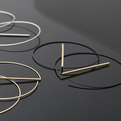 Float Hoop Earrings
