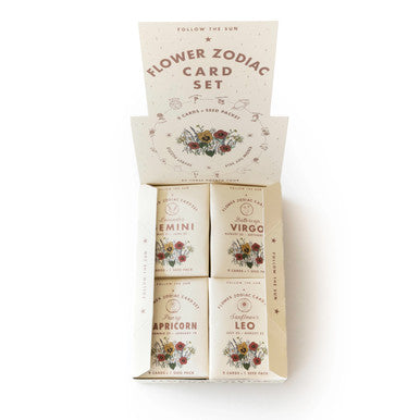 Flower Zodiac Card Sets