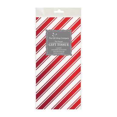 Candy Cane Foiled Tissue Paper