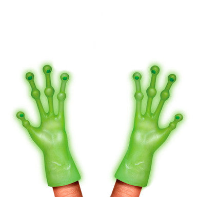 Glow-in-the-Dark Alien Finger Hands