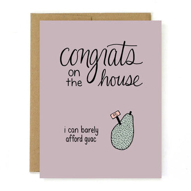 New House Guac Card