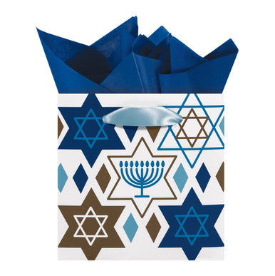 Hanukkah Stars Small Gift Bag