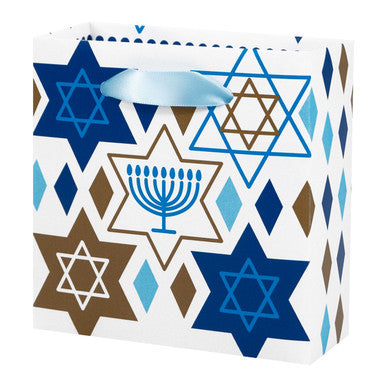Hanukkah Stars Small Gift Bag