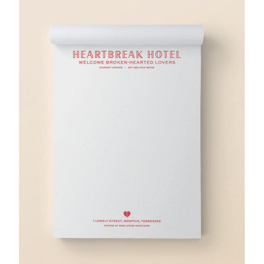 Heartbreak Hotel Notepad