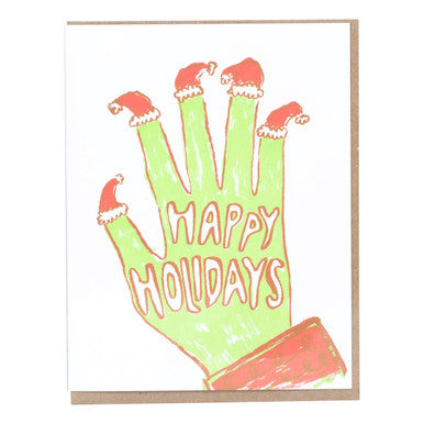 Holidays Hand Card