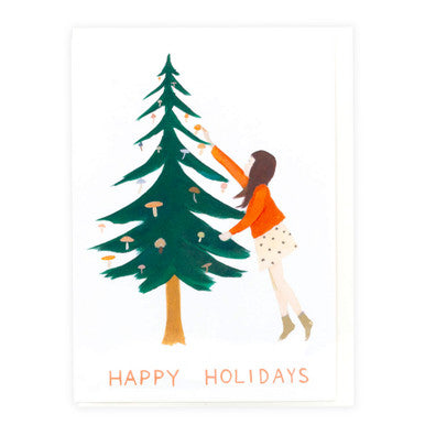 Happy Holidays Tree Card