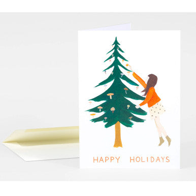 Happy Holidays Tree Card