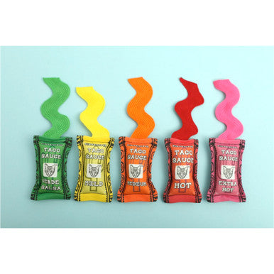 Taco Sauce Packet Cat Toys