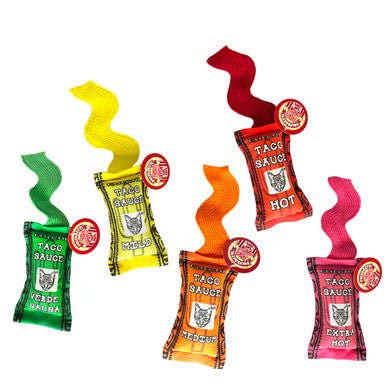 Taco Sauce Packet Cat Toys