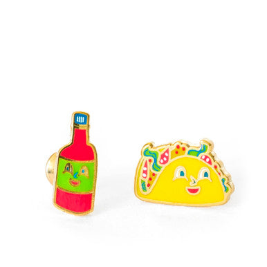Taco + Hot Sauce Earrings