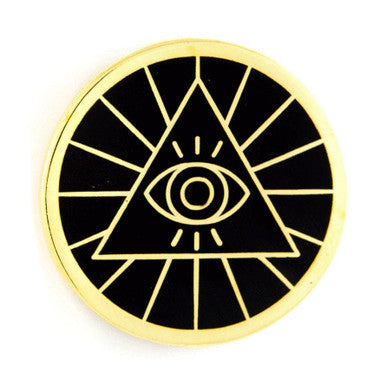Illuminati Enamel Pin