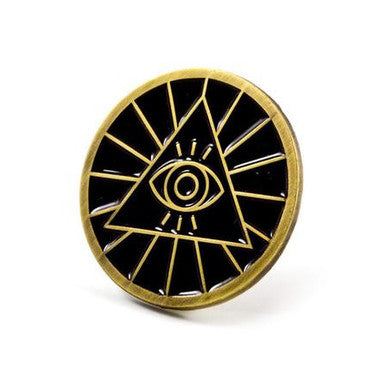 Illuminati Enamel Pin