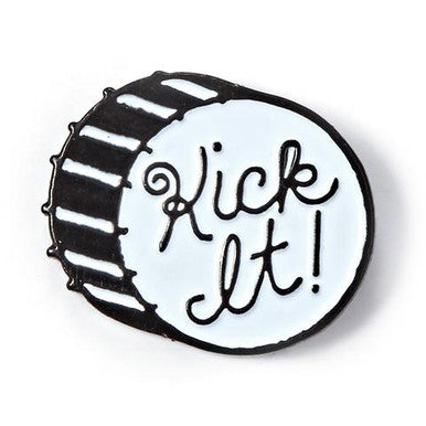 Kick It! Enamel Pin