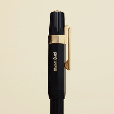 Kaweco Octagonal Slide-On Pen Clip, Black