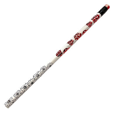 Ladybugs + Flowers Pencil