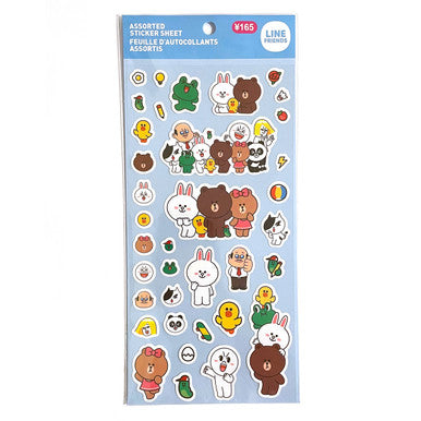 Line Friends Sticker Sheet
