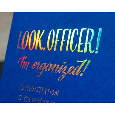 Look Officer Mini Folder
