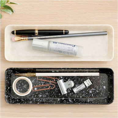 Melamine Pen Tray, Ivory