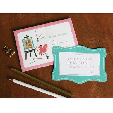 Painter Bear Letter Set