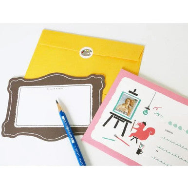 Painter Bear Letter Set