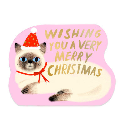Very Merry Feline Card