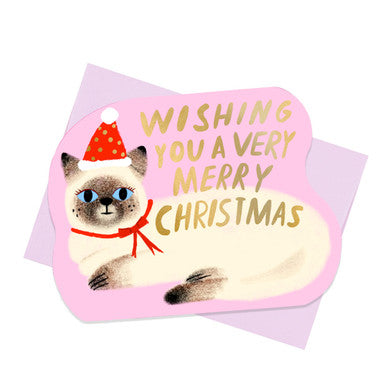 Very Merry Feline Card