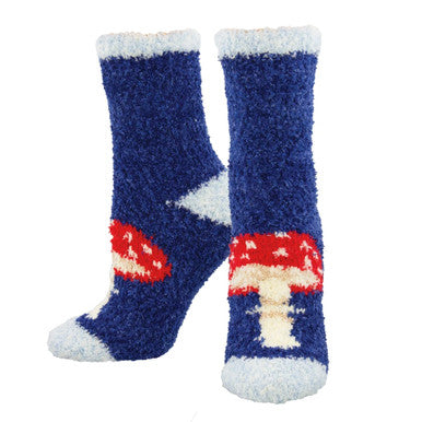 Mushroom Fuzzy Socks