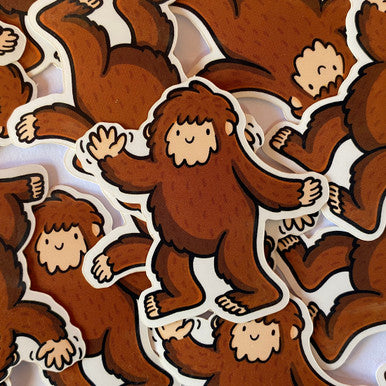Bigfoot Mini Sticker