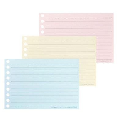 Colored Lined Mini Loose Leaf Paper, B7