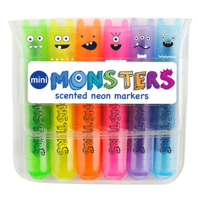 Mini Monsters Scented Neon Markers