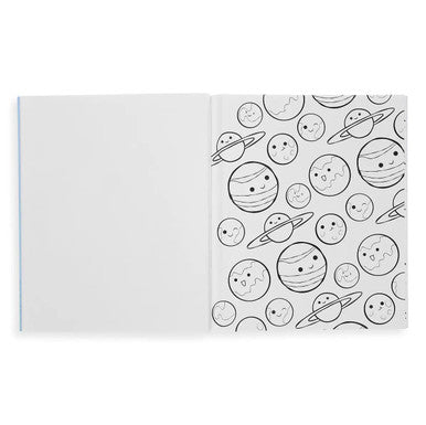Outer Space Explorers Color-in' Book