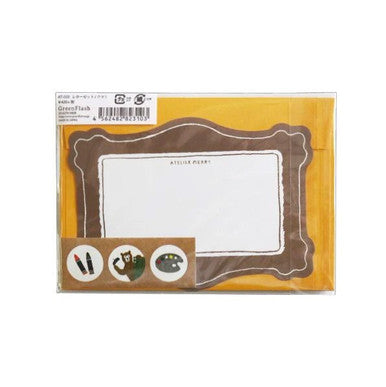 Painter Bear Letter Set