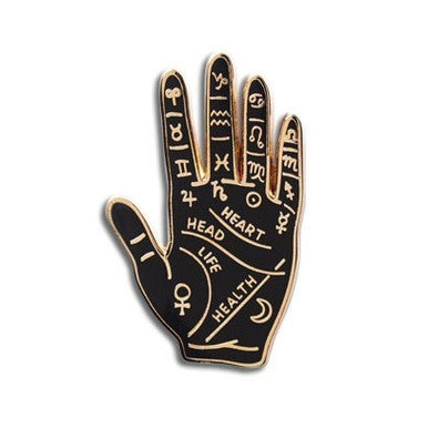 Palm Reading Enamel Pin