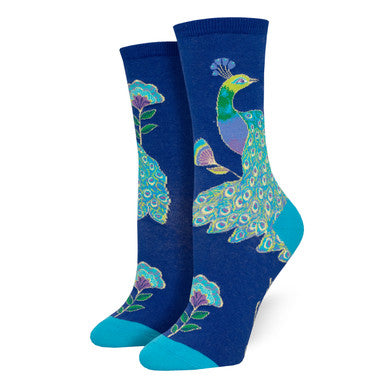 Intricate Peacock Socks