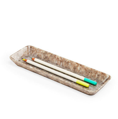 Melamine Pen Tray, Grey