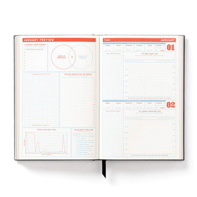 Perpetually Late Show Undated Planner
