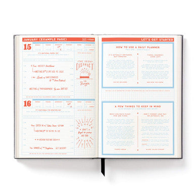 Perpetually Late Show Undated Planner