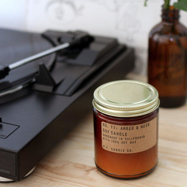 Amber + Moss Candle