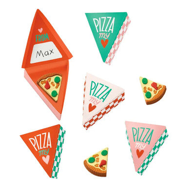 Pizza Eraser Valentine Kit