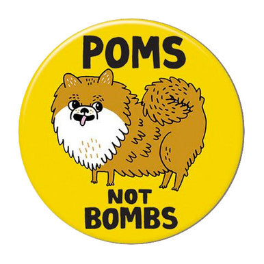 Poms Not Bombs Magnet