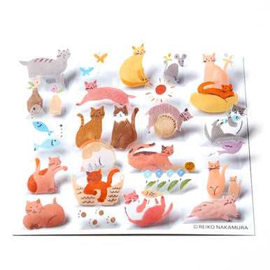 Pop-Up Stickers, Cats