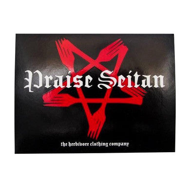 Praise Seitan Sticker
