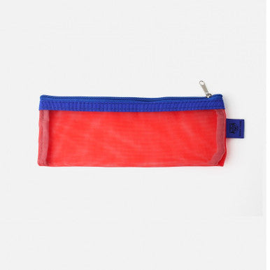 Mesh Pencil Case, Red