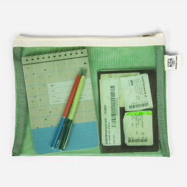 Medium Mesh Pocket, Green