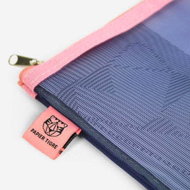 Medium Mesh Pocket, Indigo