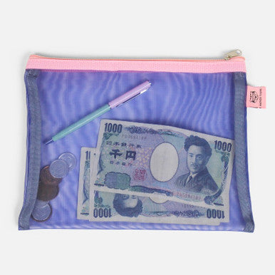 Medium Mesh Pocket, Indigo