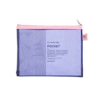 Medium Mesh Pocket, Indigo