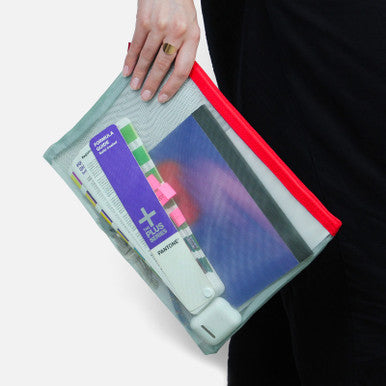 Large Mesh Pocket, Green