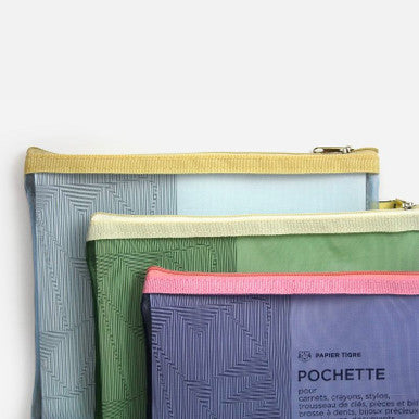 Medium Mesh Pocket, Indigo