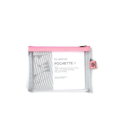 Small Mesh Pocket, Bubblegum